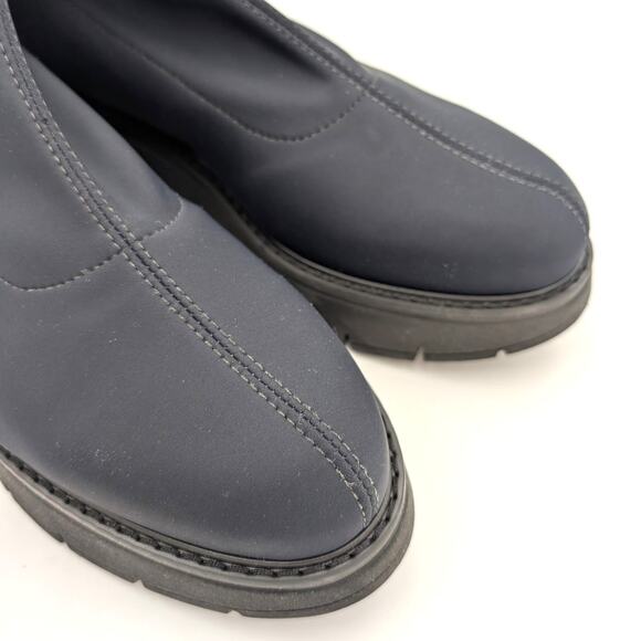 La Canadienne Knit Jared Platform Bootie Women's Black Size US11M EU42 - Picture 12 of 14